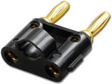 Black Dual Banana Plug, 18-14 AWG - We-Supply