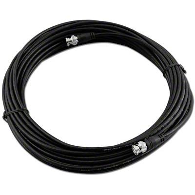 Black RG58 50' Cable w/ Molded BNC Type Connectors - We-Supply