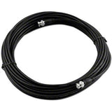 Black RG58 50' Cable w/ Molded BNC Type Connectors - We-Supply