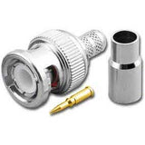 BNC Female Crimp Connector RG59/62 Machined, 75 ohm