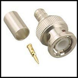 BNC Male Crimp Connector RG59/62 1.1mm Pin