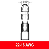 Bullet Male, .156