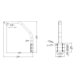 Camera Bracket: Parapet Mount - We-Supply