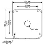 Camera Bracket: Wall Arm & Junction Box - We-Supply