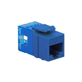 CAT5E Jack, Blue, High Density, 25 pack - We-Supply