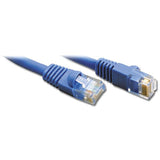 Ethernet Cat5e Patch Cord, Blue, 100ft