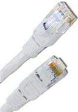 Ethernet Cat6 Patch Cord, White, 10ft