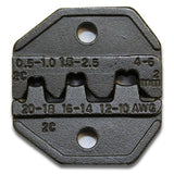 Crimp Die: Open Barrel, Works with Paladin Crimp Frames