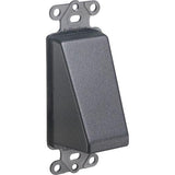 Decora Black Bulk Wire Entrance Plate