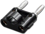 Dual Banana Plug, Black - We-Supply