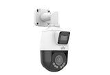 Dual Lens PTZ IP Camera, 2+2MP, 4X Zoom Lens - We-Supply