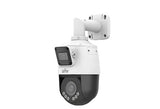 Dual Lens PTZ IP Camera, 2+2MP, 4X Zoom Lens - We-Supply