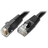 Ethernet Cat5e Patch Cord, Black, 75ft