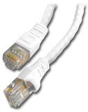 Ethernet Cat6 Patch Cord, White, 50ft - We-Supply