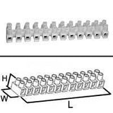 Euro-Style Barrier Strip, 41A Max, 12-22AWG Wire - We-Supply