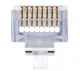 EZ-RJ45 Cat6 (8P8C) Modular Plug, 100 pack