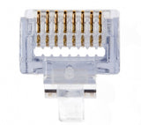 EZ-RJ45 Cat6 (8P8C) Modular Plug w/ Strain Relief, 30 pack