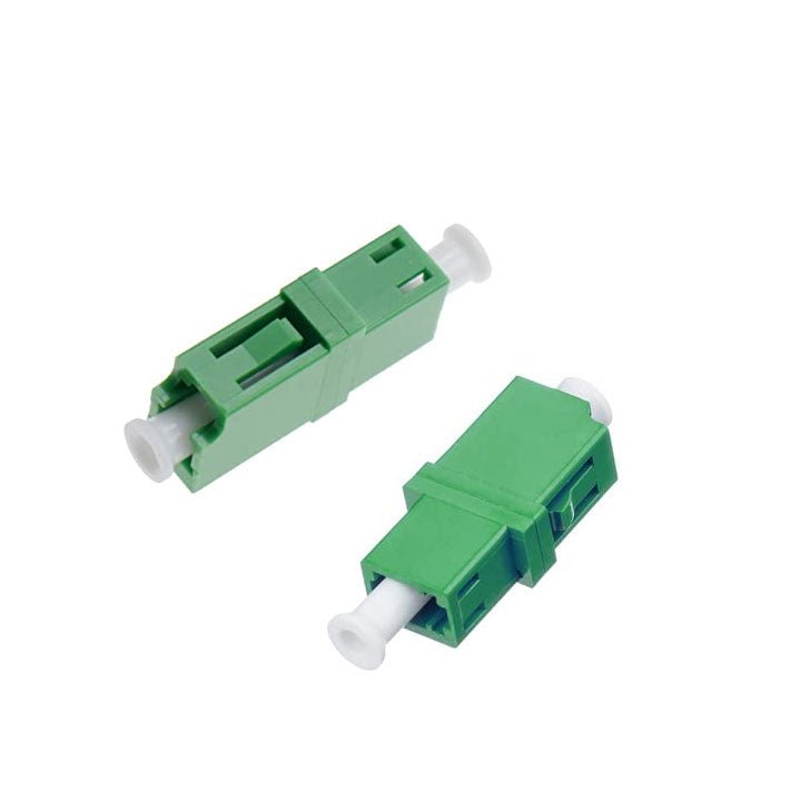 Fiber Optic Simplex Coupler, LC to LC APC, 2 Pack – We-Supply