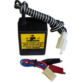 Floating Charger 6/12VDC 500mA Output Alligator Clips - We-Supply