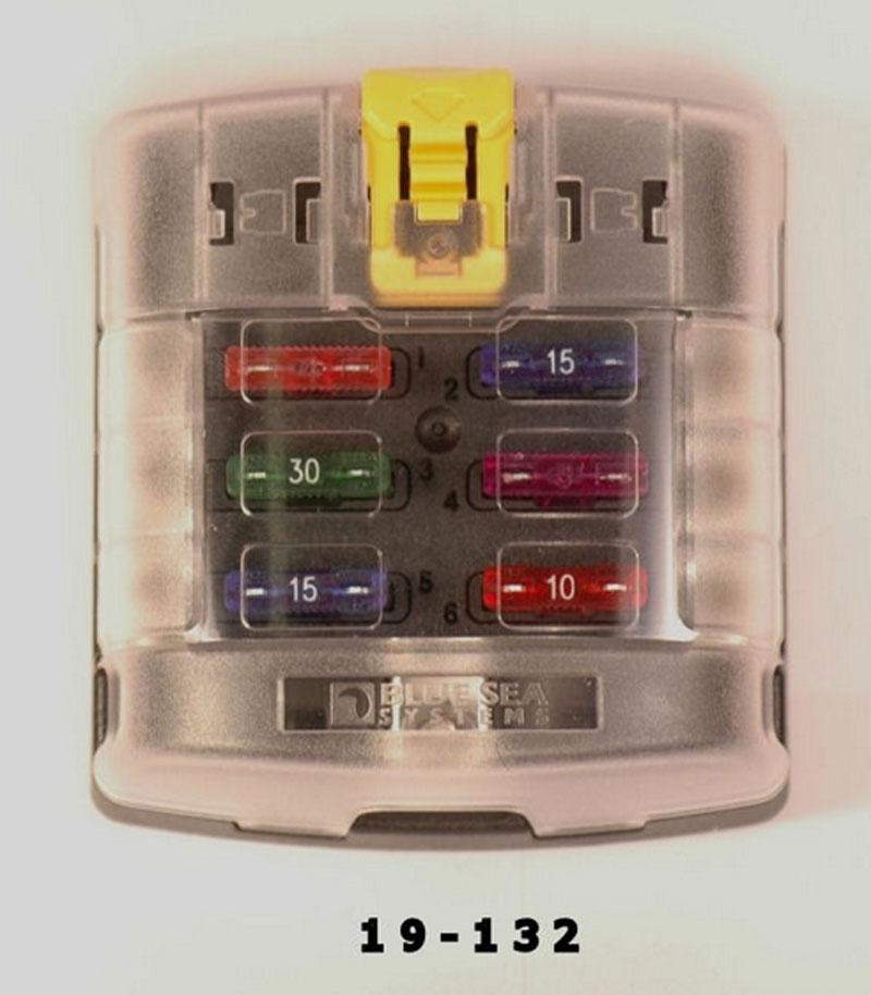 FUSE BLOCK 6 POS ATC TYPE WITH COVER - We-Supply