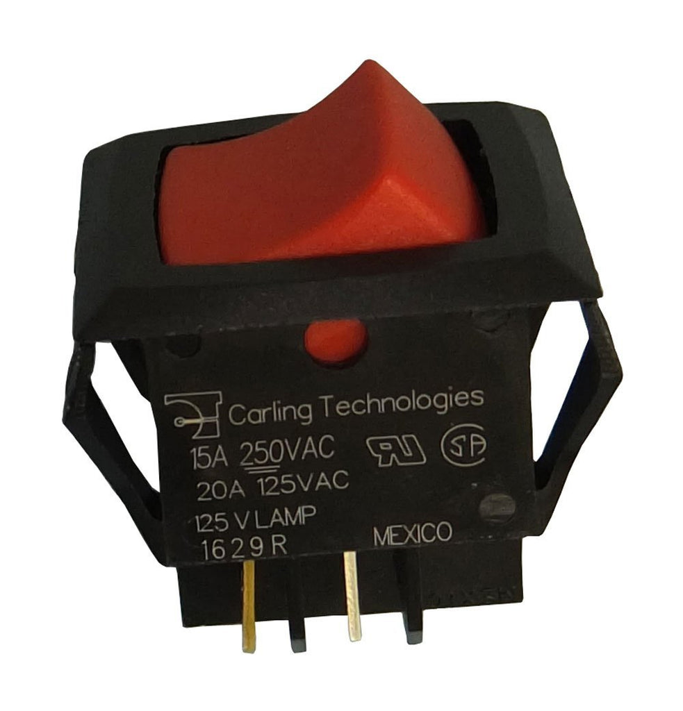 High Inrush Switch Heavy Duty Lighted Rocker On/Off SPST 20A-125V ...