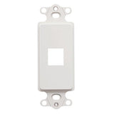 Keystone Insert, 1 Port, White - We-Supply