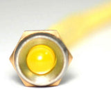 LED Indicator Light, 12V Yellow