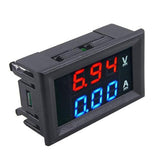 LED Panel Meter, 0-100VDC, 0-10A DC - We-Supply