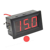 LED Panel Meter, 0-30VDC, Common Ground, Red