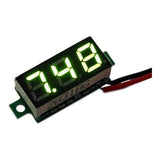 LED Panel Meter, 2.5-30VDC, Common Ground