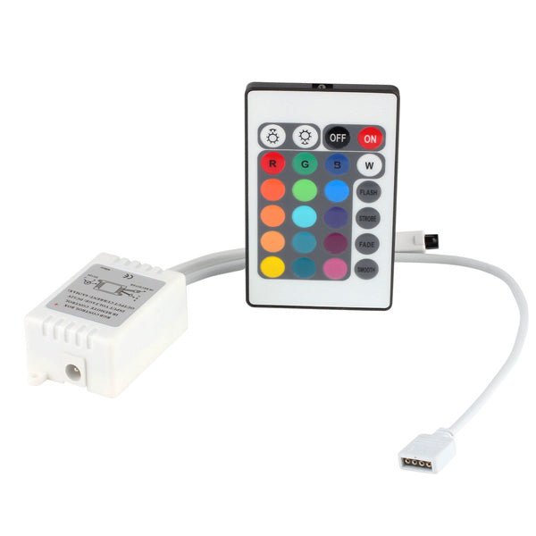 24 Key Led Controller Learning LED RGB Controller with 24 Key Remote, IR – Willy's Electronics