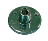 Microphone Gooseneck Flange Mount, Male, 1.75