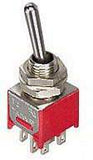 Miniature Toggle Switch On/Off/On DPDT 5A-125V