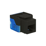 Modular Cat5e EZ RJ45 Jack, Black - We-Supply