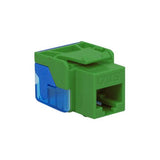 Modular Cat5e EZ RJ45 Jack, Green - We-Supply