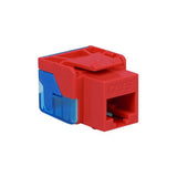 Modular Cat5e EZ RJ45 Jack, Red - We-Supply