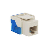 Modular Cat5e EZ RJ45 Keystone Jack, White