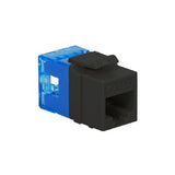 Modular Cat5e HD RJ-45 Keystone Jack, Black