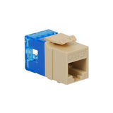 Modular Cat5e HD RJ-45 Keystone Jack, Ivory