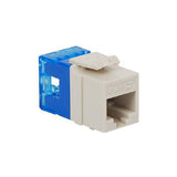 Modular Cat5e HD RJ-45 Keystone Jack, White