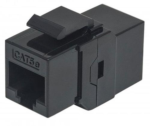 Modular Cat5e RJ-45 Coupler, Black – Willy's Electronics