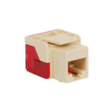 Modular Cat6 EZ RJ-45 Keystone Jack, Almond