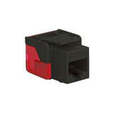 Modular Cat6 EZ RJ-45 Jack, Black - We-Supply