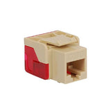 Modular Cat6 EZ RJ-45 Keystone Jack, Ivory