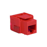 Modular Cat6 EZ RJ-45 Jack, Red - We-Supply