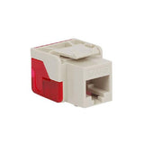 Modular Cat6 EZ RJ-45 Keystone Jack, White