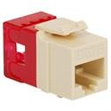 Modular Cat6 HD RJ-45 Jack, Almond - We-Supply