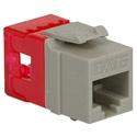 Modular Cat6 HD RJ-45 Jack, Gray - We-Supply