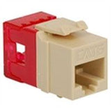 Modular Cat6 HD RJ-45 Jack, Ivory - We-Supply