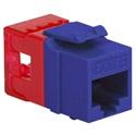 Modular Cat6 HD RJ-45 Jack, Purple - We-Supply